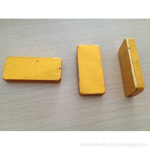 MBZJ Golden coin chocolate wrapping machine for rectangle shape chocolate